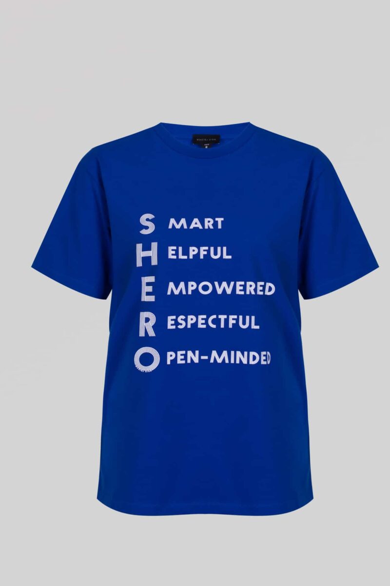 Shero royal blue MAciej Zień t-shirt